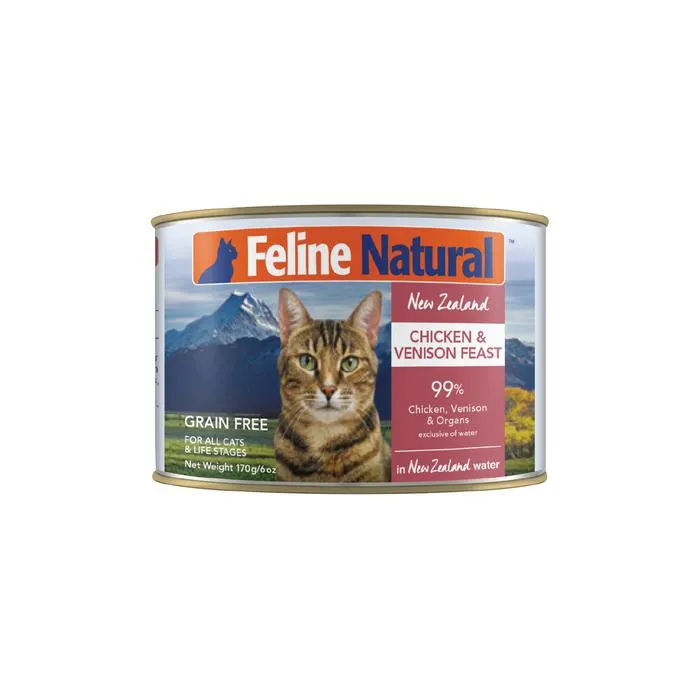 Feline Natural Chicken And Venison Cat Food 170gm