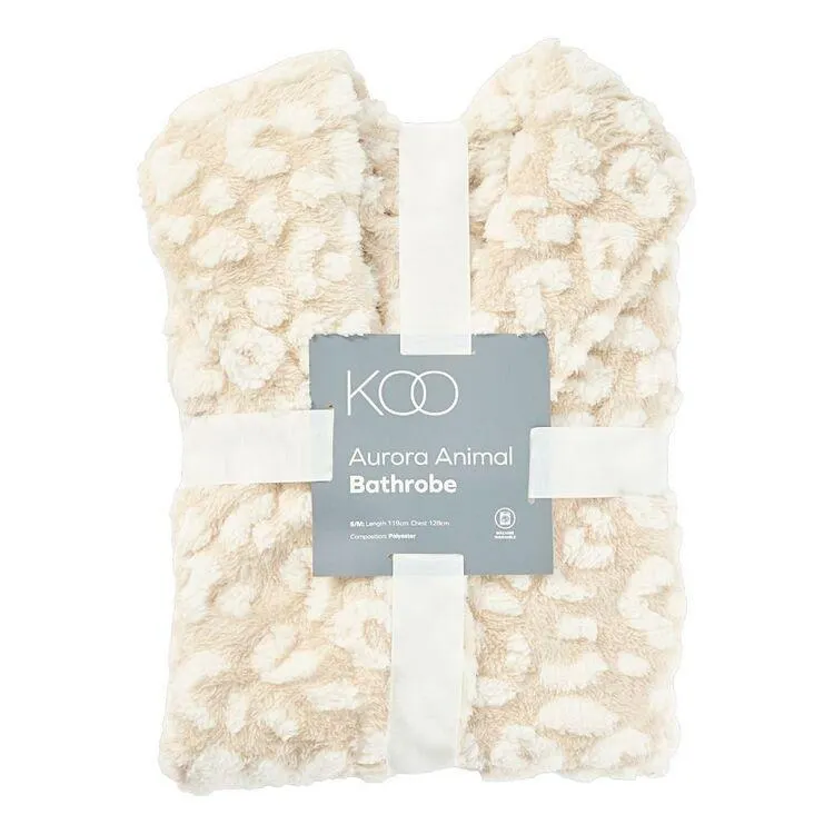 KOO Aurora Animal Bathrobe Nude