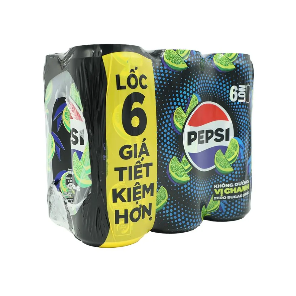 Pepsi Lime Zero Calories Can 320ml 6pk
