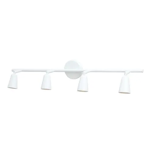 Delta Matt White 4 Light Spotlight