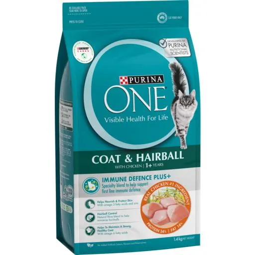 Purina One Adult Pet Food Dry Hairball Chicken