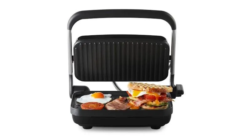 Sunbeam Cafe Style 2 Slice Sandwich Press & Grill - Stainless Steel (GRM2000SS)