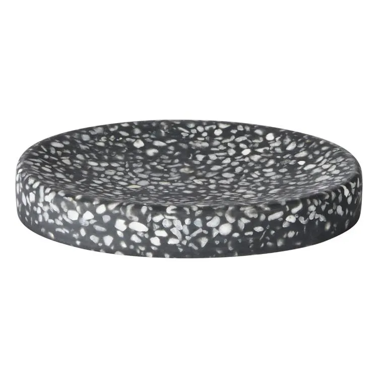 KOO Speckle Soap Dish Black