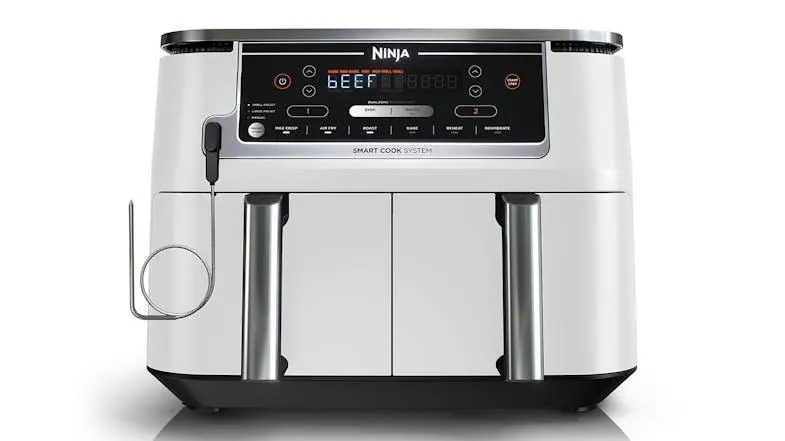 Ninja Foodi Max XXXL Smart Dual Zone 9.5L Air Fryer - White (AF450WH)
