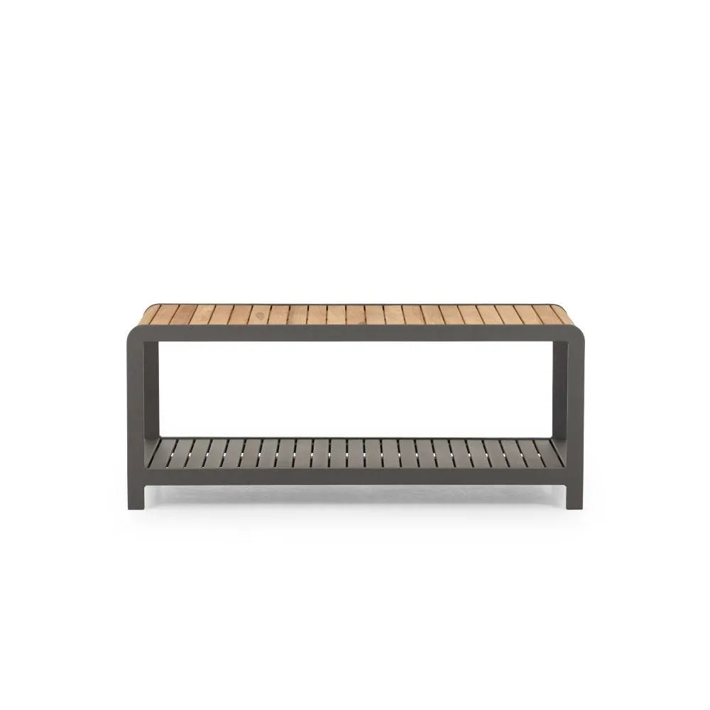 Amber Outdoor Coffee Table - W110, Gunmetal