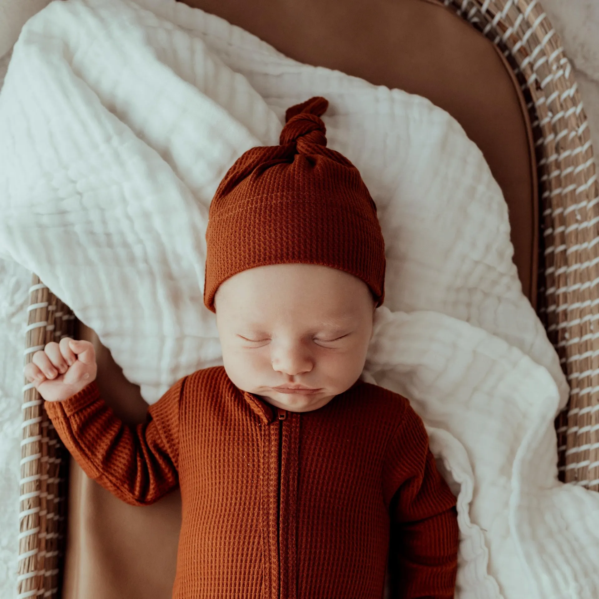 My First Knotted Beanie - Bronze