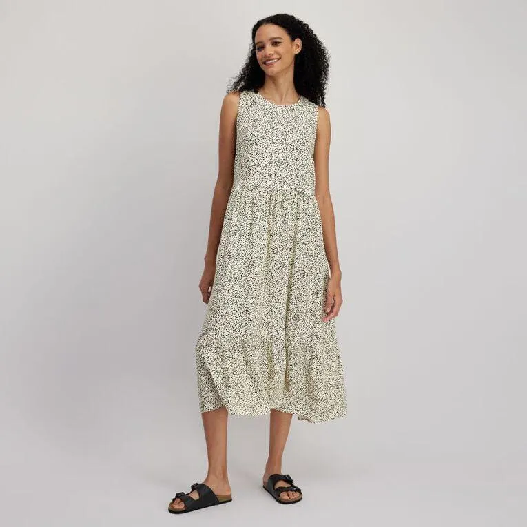 H&H Women's Drop Hem Midi Dress
