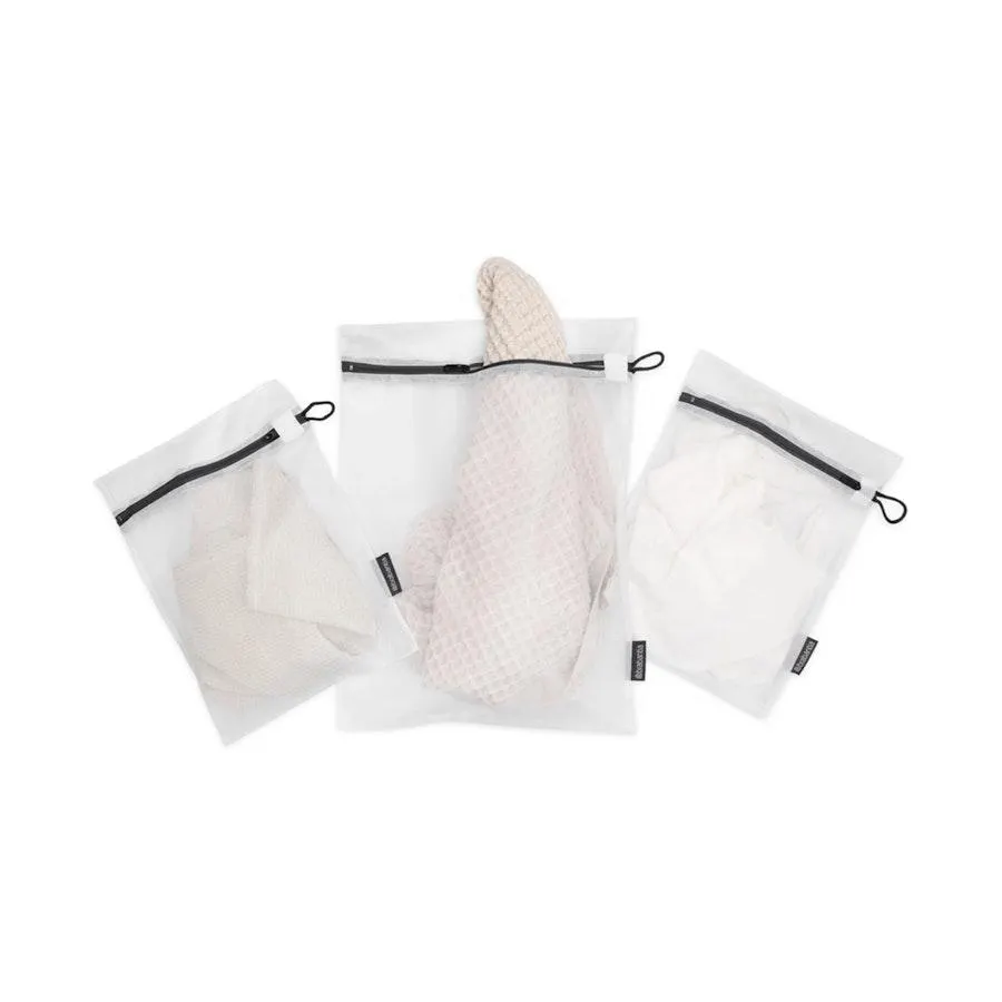 Brabantia Wash Bags- 3 Pack White/Grey