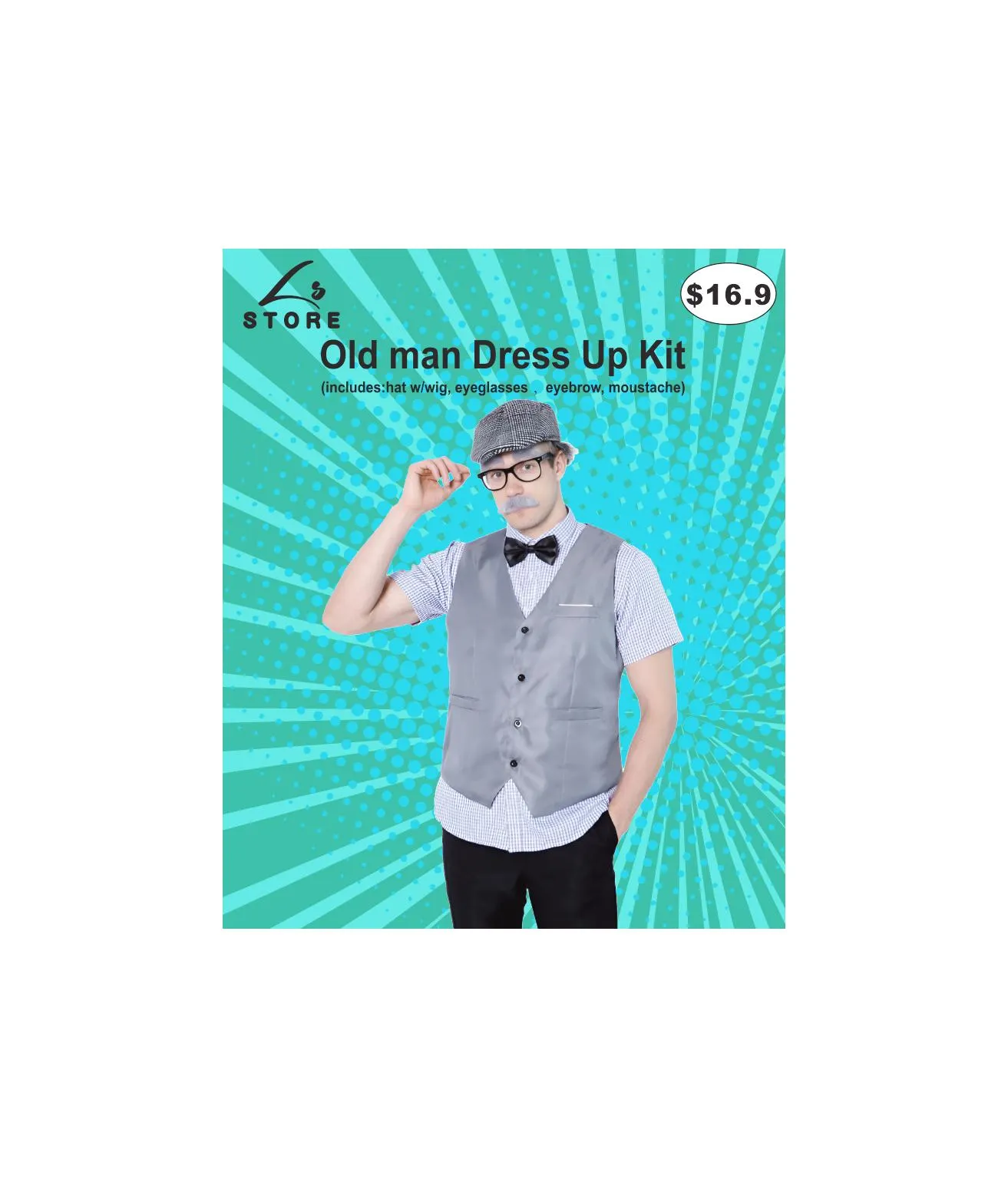 Old Man Dress Up Kit