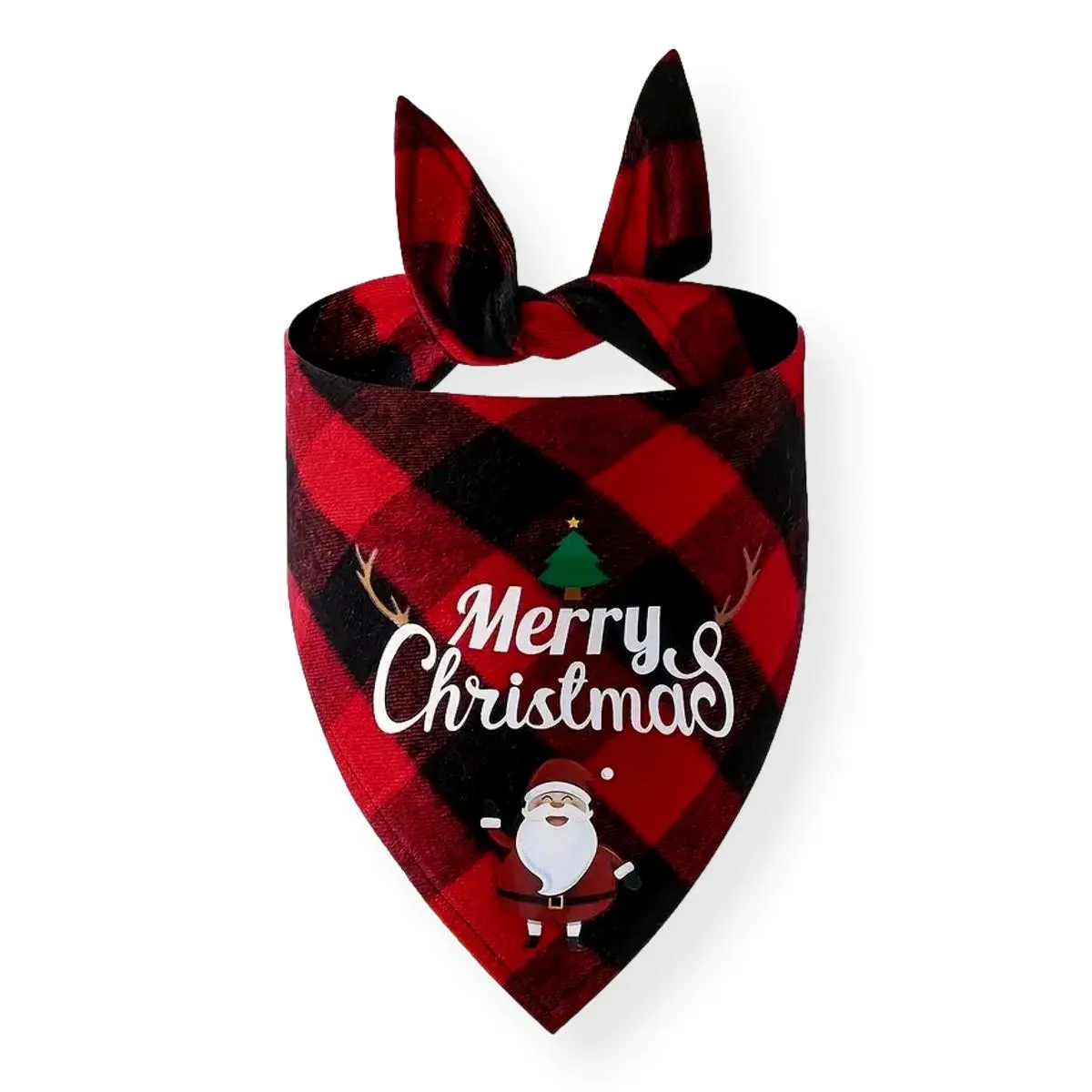 Bark & Bone Red Check Christmas Dog Bandana 63cm