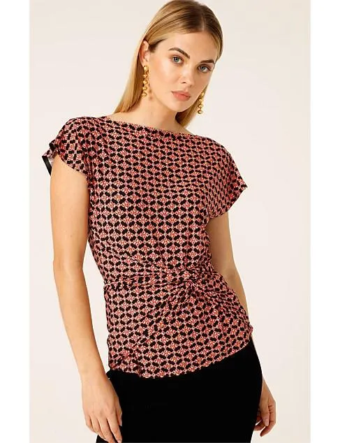 DIAMOND REVERSIBLE TIE TOP