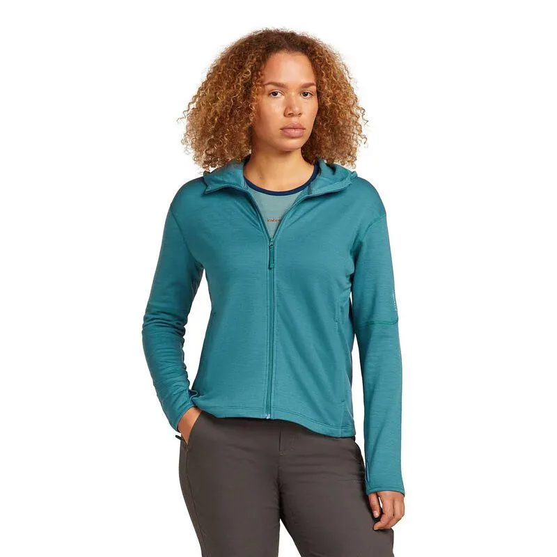Icebreaker W Merino 360 RealFleece Elemental LS Zip Hoodie
