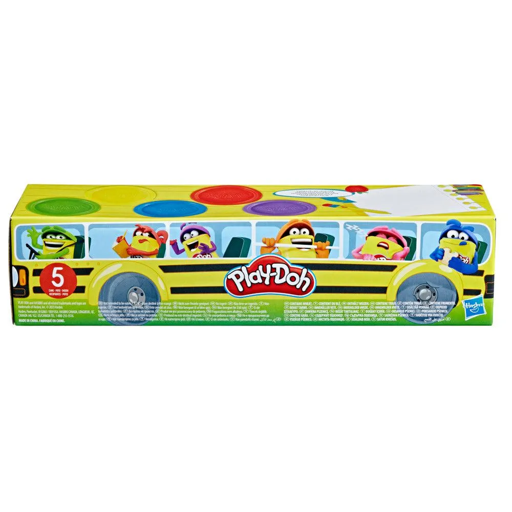 PLAY-DOH SCHOOL BUS BACK TO SCHOOL 5 PACK
