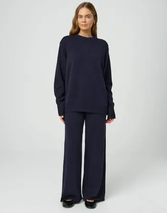 Wide Leg Knit Pant