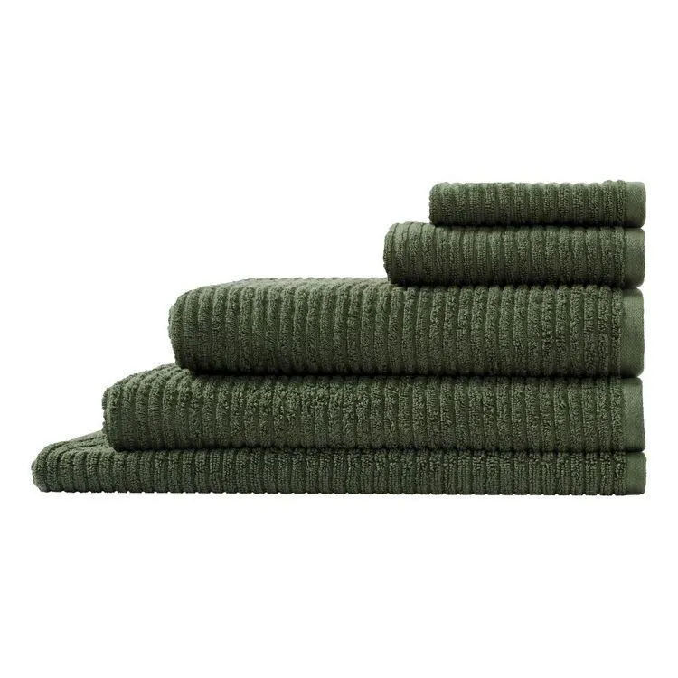 Dri Glo Avalon Australian Cotton Towel Collection Olive Green