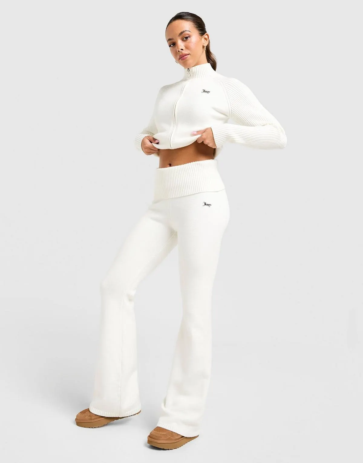 JUICY COUTURE Knit Fold-Over Pants