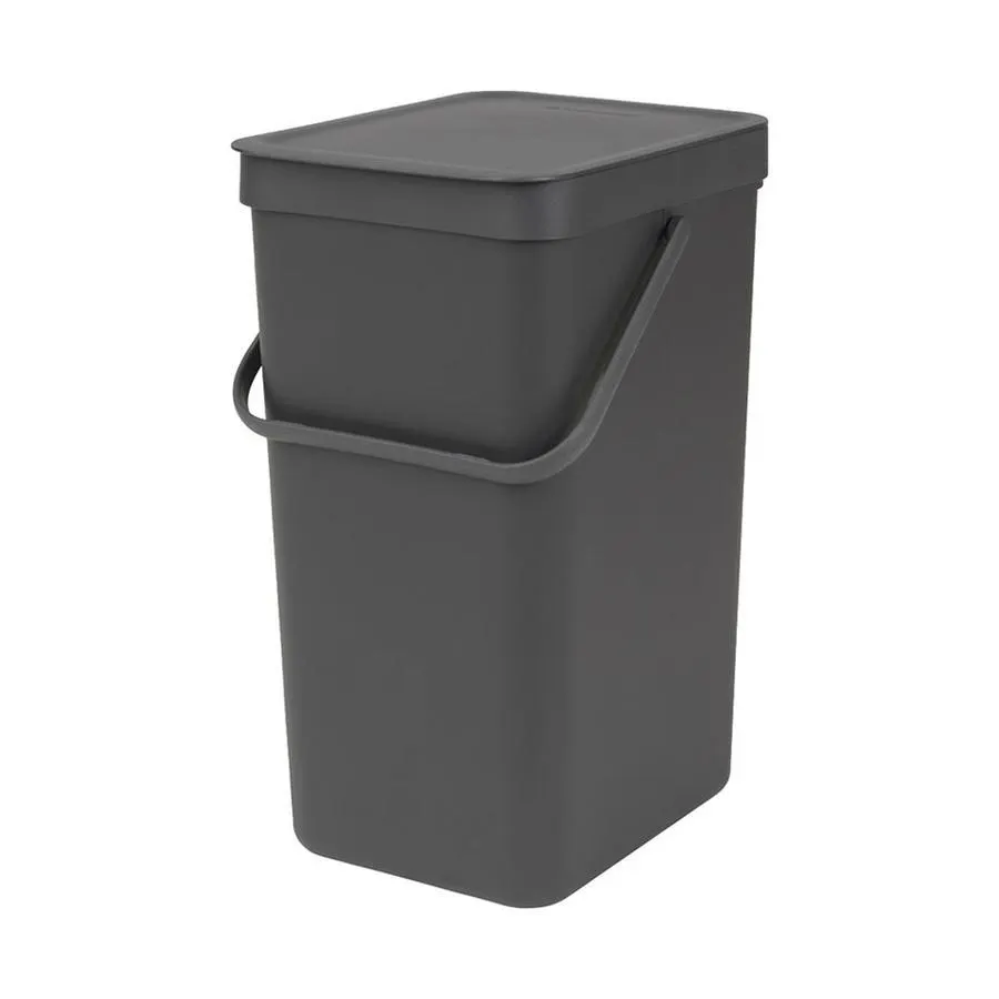 Brabantia Sort & Go Waste Bin (16L) Grey