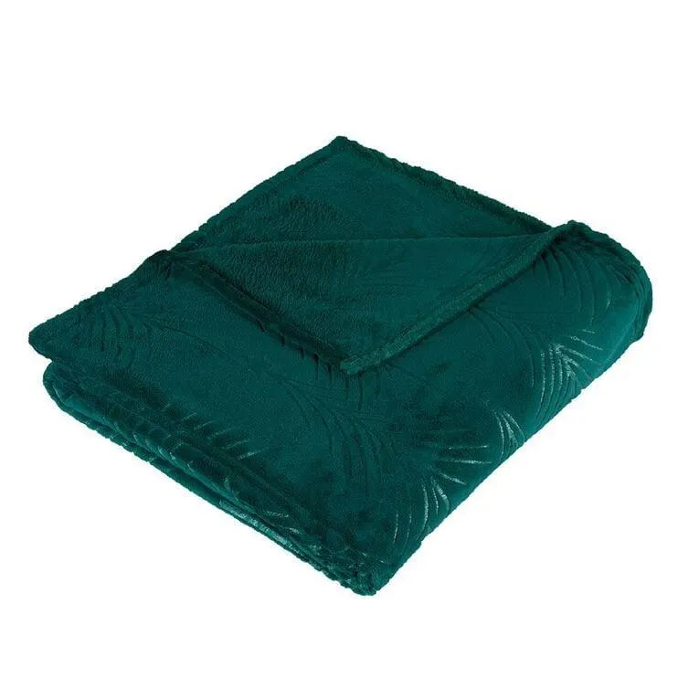 Wonderland Home Christmas Tree Blanket Green Green