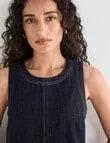 Denim Republic Sleeveless Shell Top, Rinse