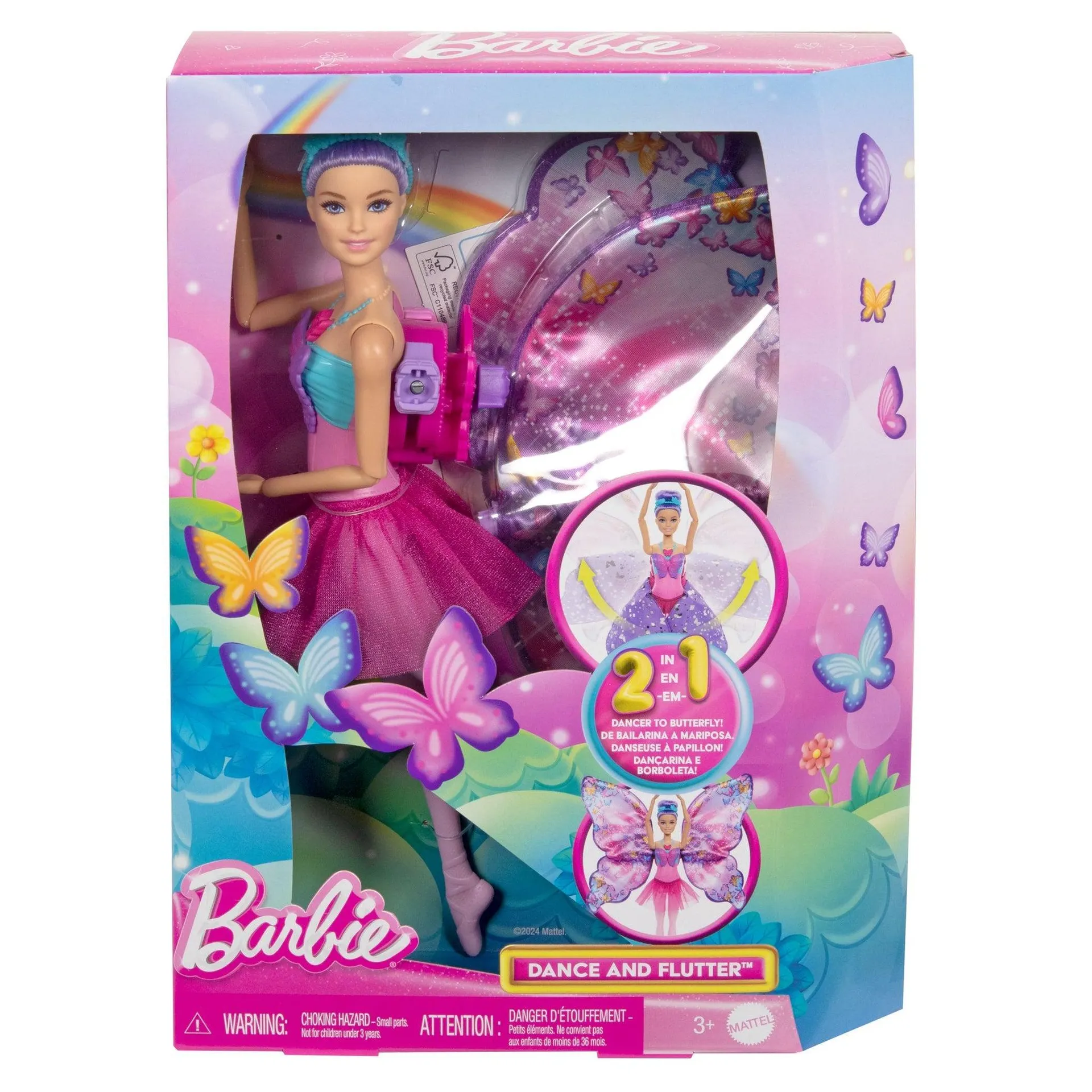 Barbie Dance And Flutter Doll