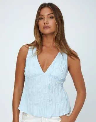 Textured V Neck Cami
