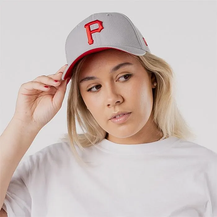 3930 Pittsburgh Pirates Grey Scarlet Cap