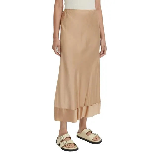 Lee Mathews Stella Silk Satin Skirt