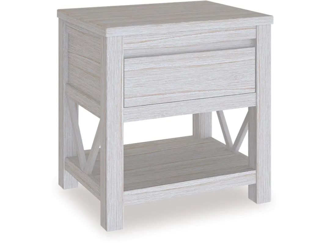 Coastal 1 Drawer Bedside