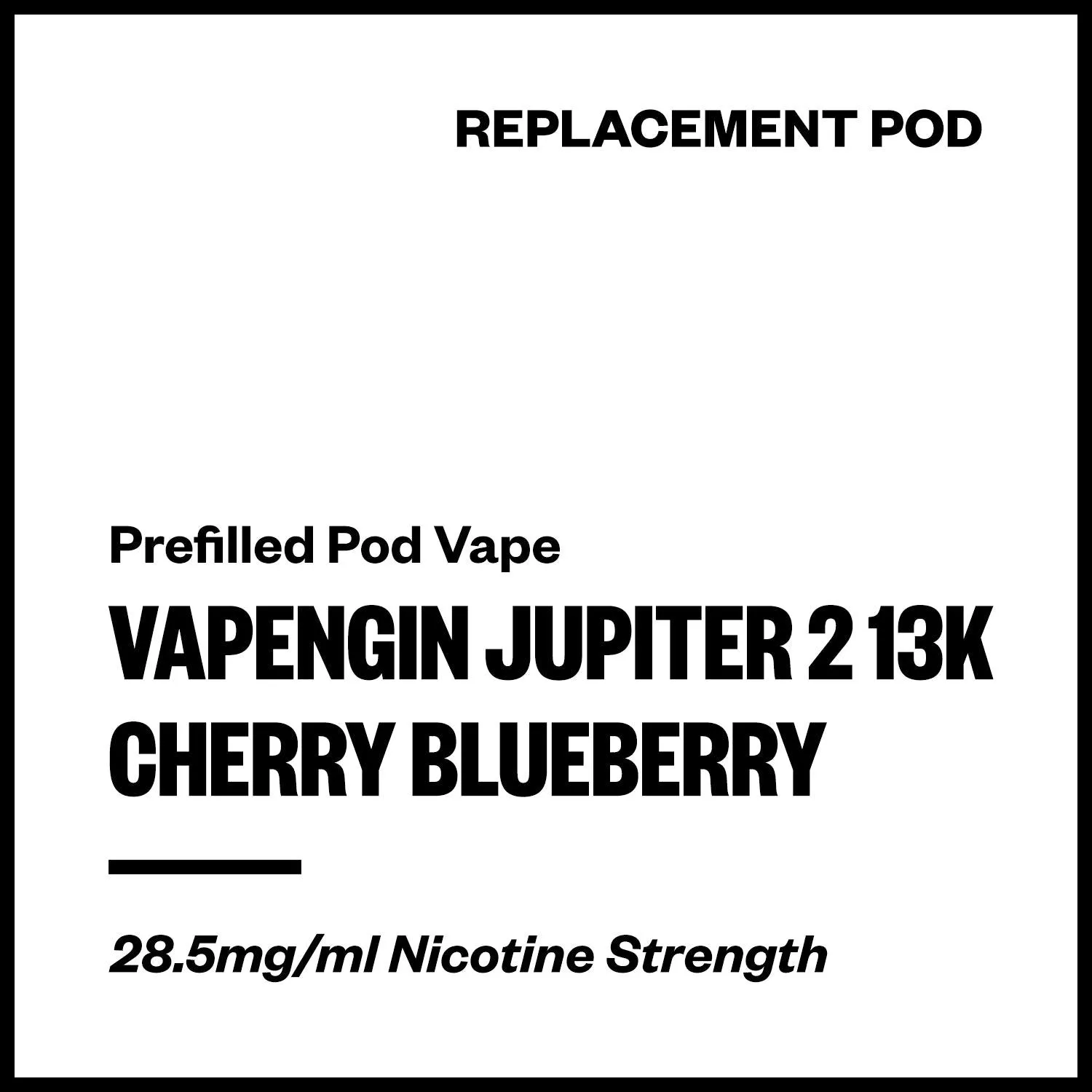 Vapengin Jupiter 2 - Cherry Blueberry (13,000 Puffs Replacement Pod)