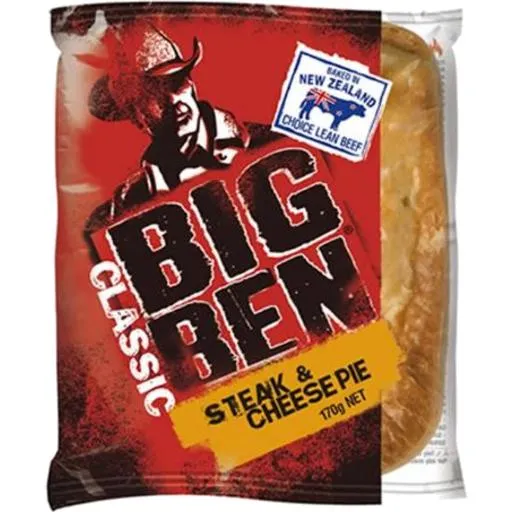 Big Ben Pie Steak & Cheese 170g