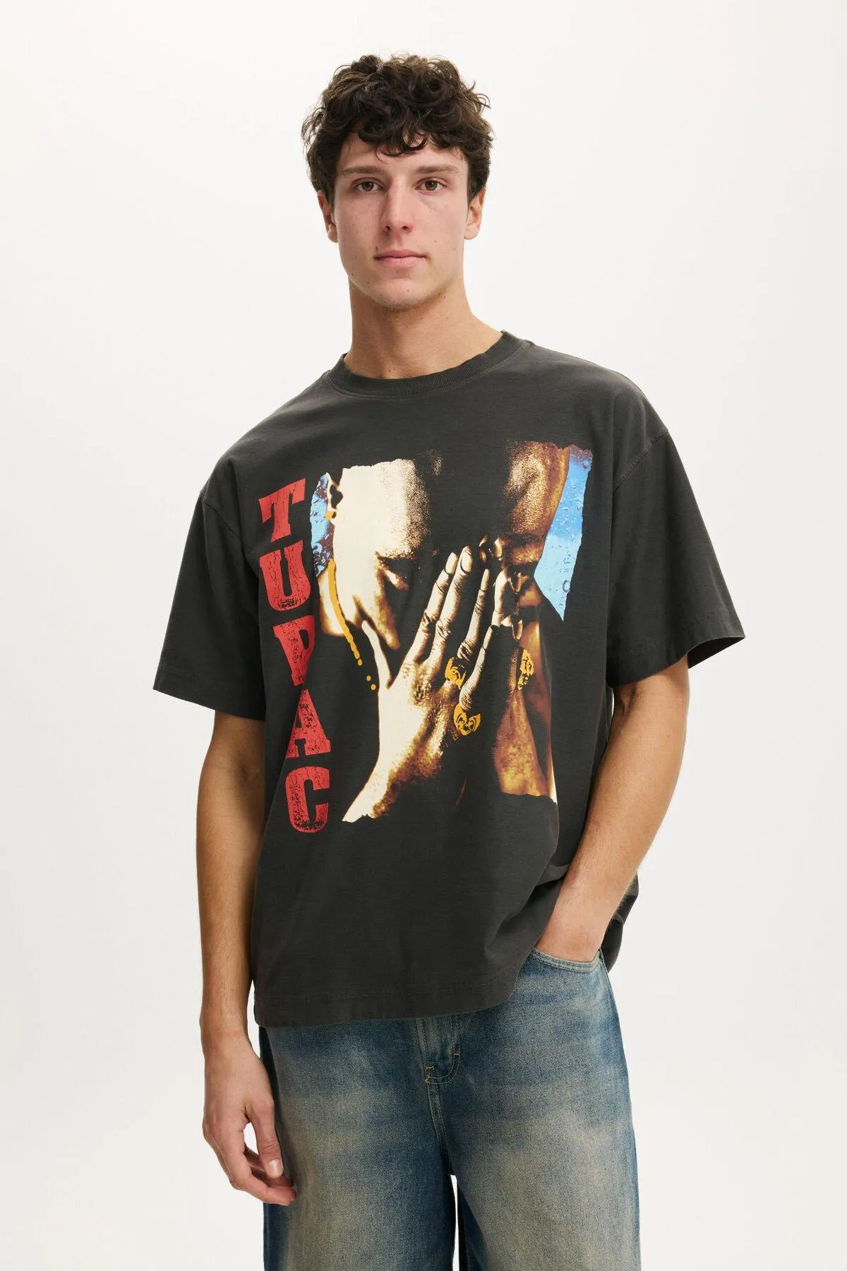 Tupac Box Fit Music T-Shirt