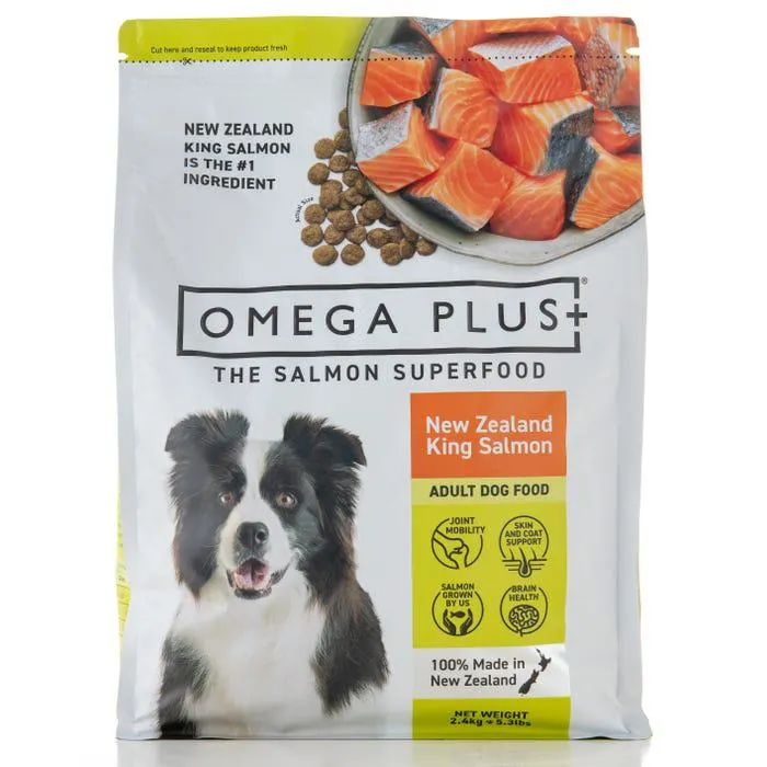 Omega Plus Dry Dog King Salmon 2.4kg