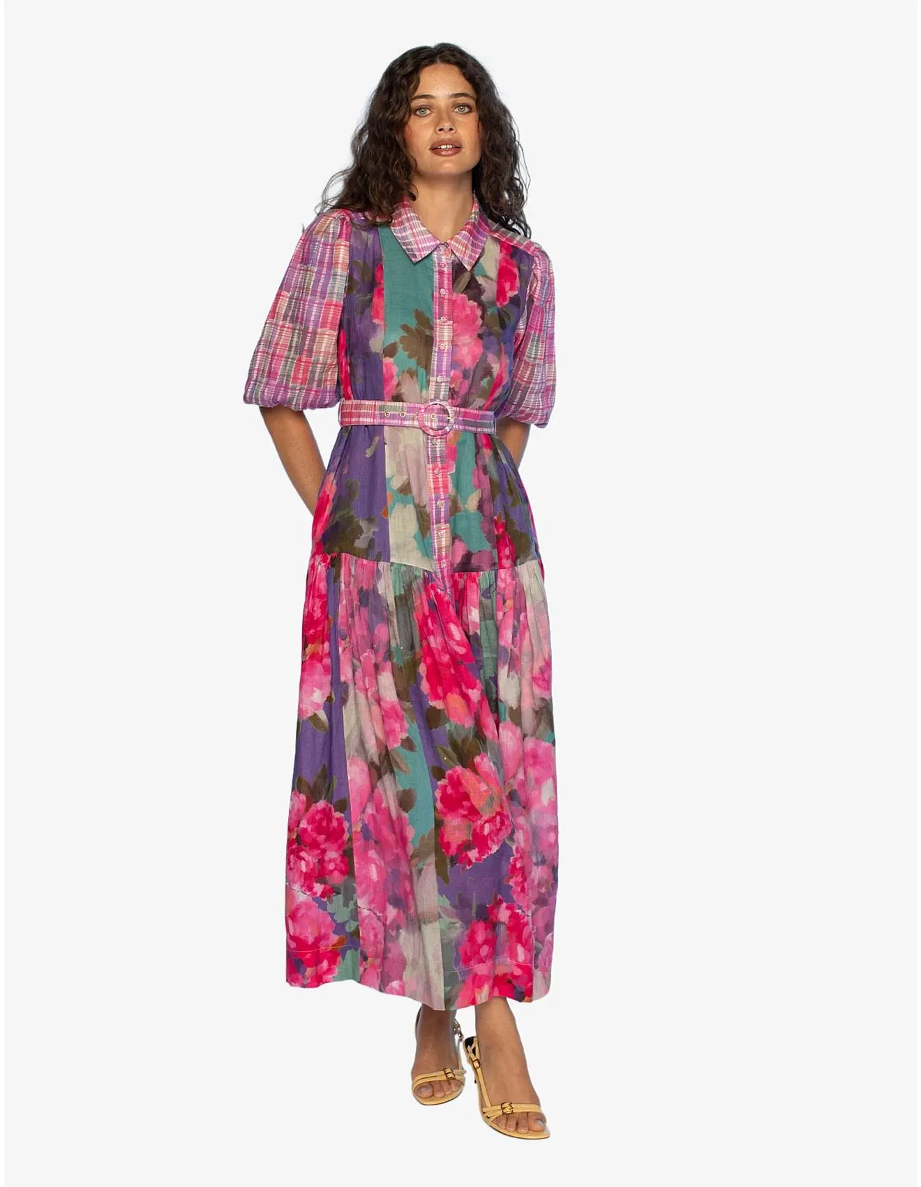 DIANA BELTED MAXI DRESS