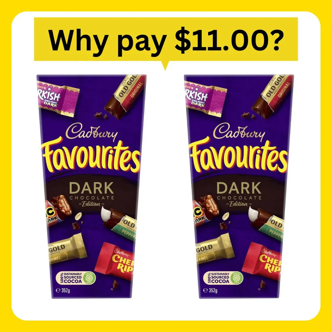 Cadbury Favourites Dark Edition 352g