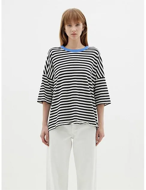 Stripe Slouch S/S T.Shirt