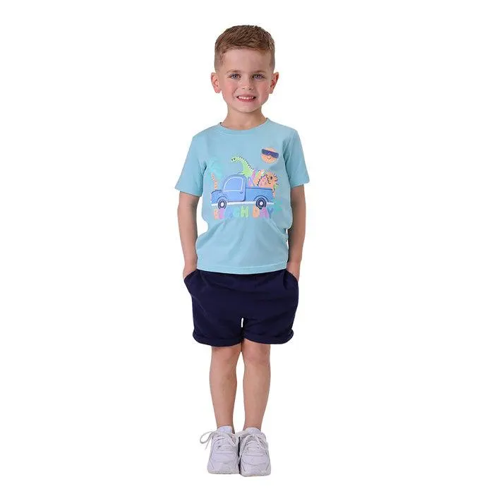 Ricochet Kids Beach Dinos Tee
