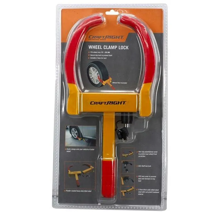 Craftright Wheel Clamp And Lock