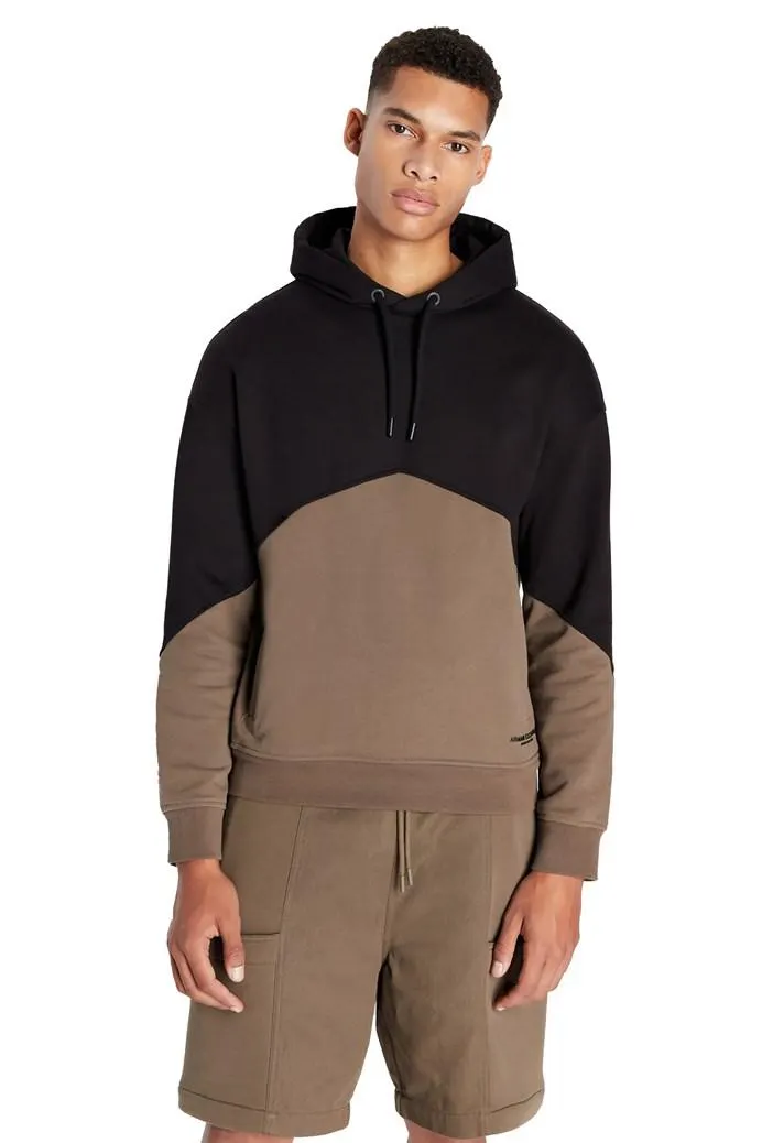 Two-Tone French Terry Hoodie