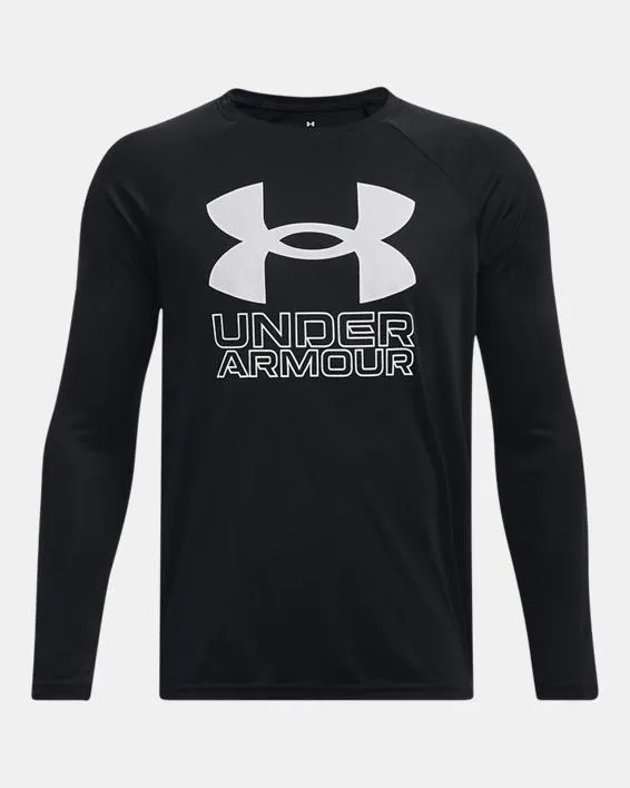 Boys' UA Tech™ Hybrid Print Fill Long Sleeve