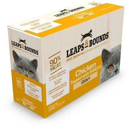 Leaps & Bounds Cat Chicken In Gravy 85gx12