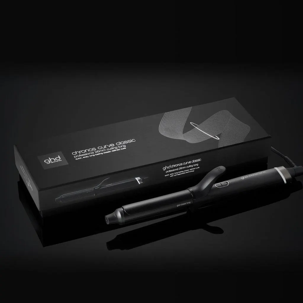 NEW GHD CHRONOS CURVE CLASSIC TONG (26MM BARREL) FOR DEFINED WAVES