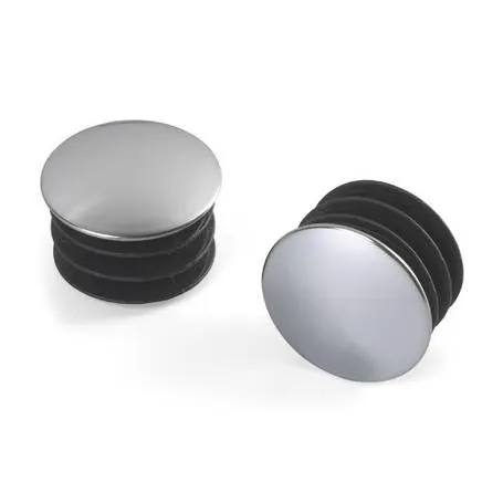 Elfa Closet Rod End Caps Chrome 2 Pack