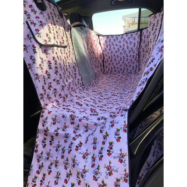 Minnie Mouse & Flowers - Hammock Car Seat Cover