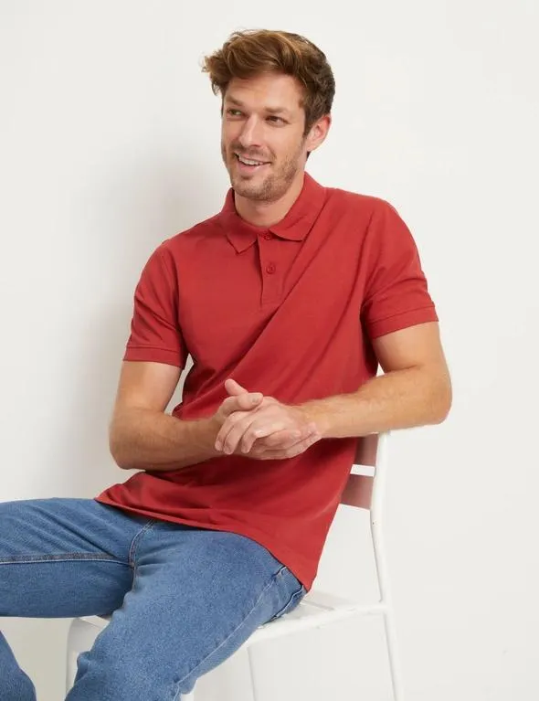 Rivers Short Sleeve Plain Pique Polo