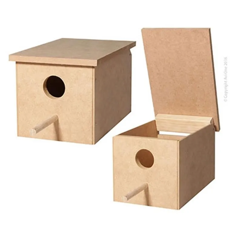 Avo One Wooden Small Parrot Nest Box