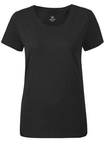 Women's Favourites Scoop Neck Cotton T-shirt in Black