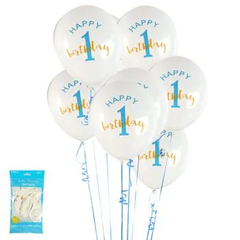 1st BDAY BALLOONS - BLUE