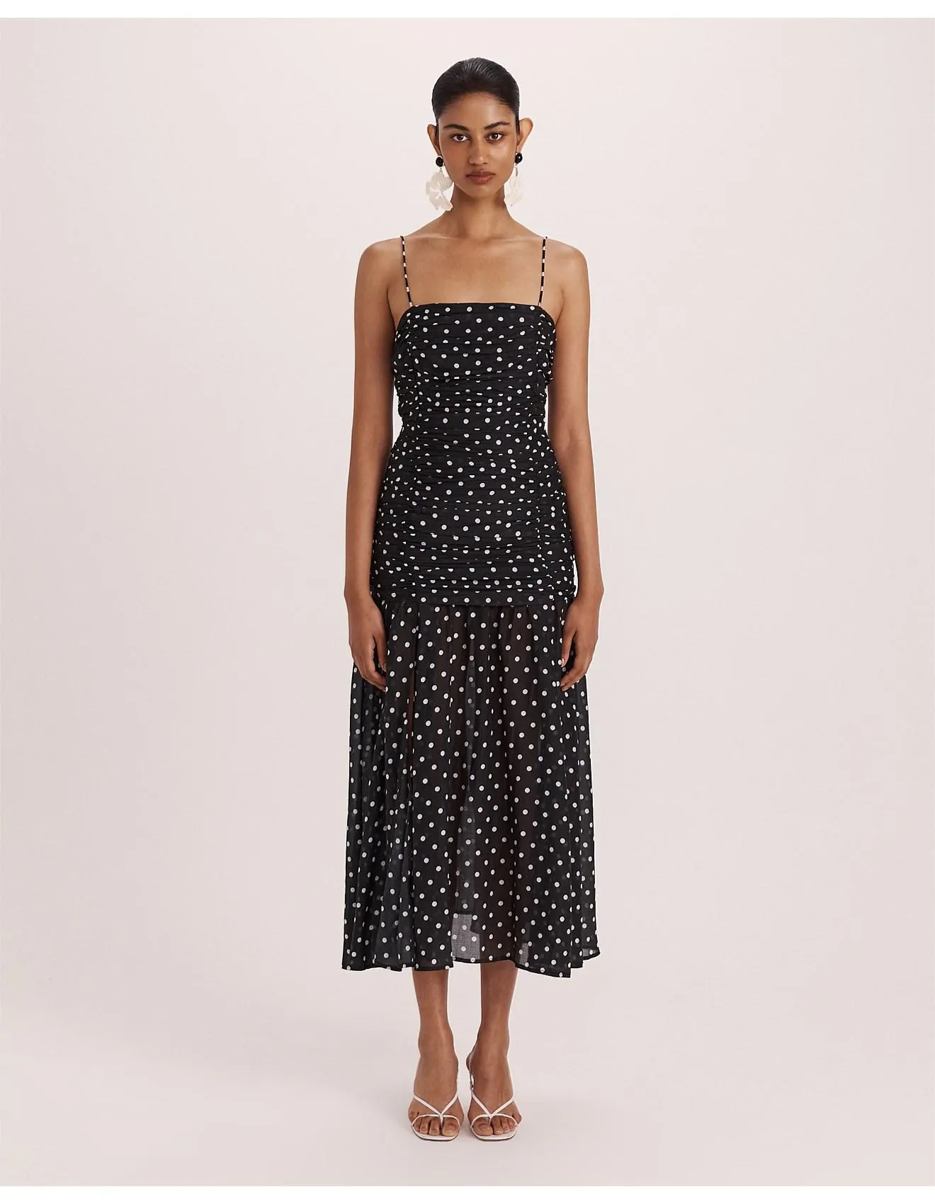 Tilda Rouched Midi Dress