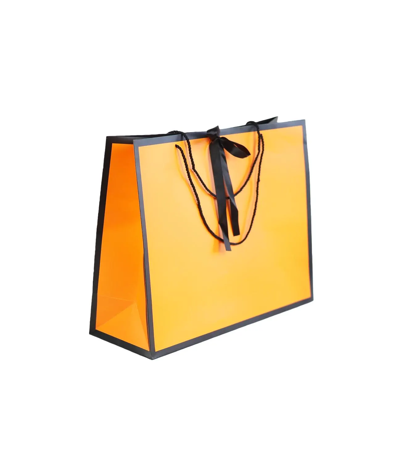 Extra Large Orange Paperboard Bag 40x18x50cm
