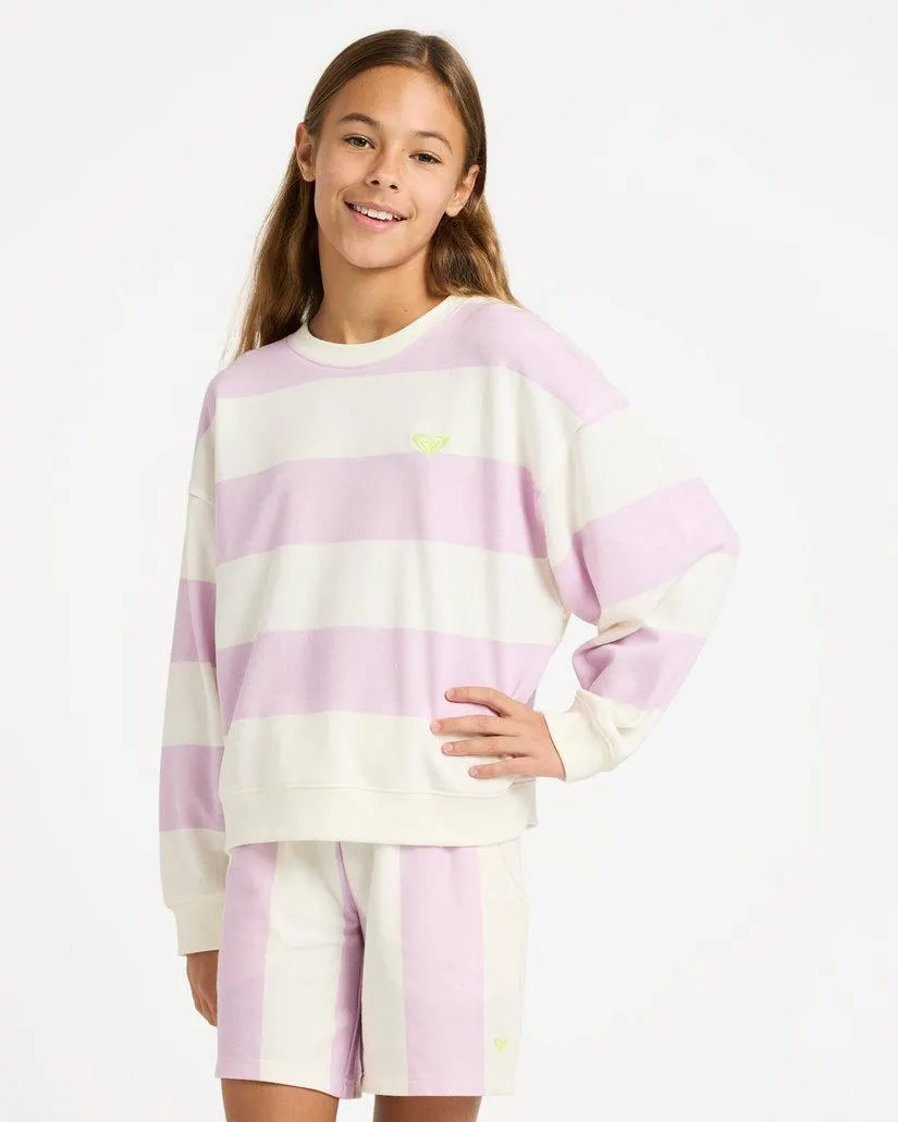 GIRLS 4-16 LITTLE THINGS CREW NECK